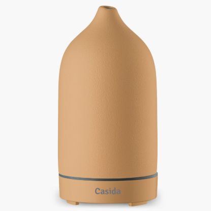 صورة Ceramic Aroma Diffuser Apricot with LED Lighting - B2B